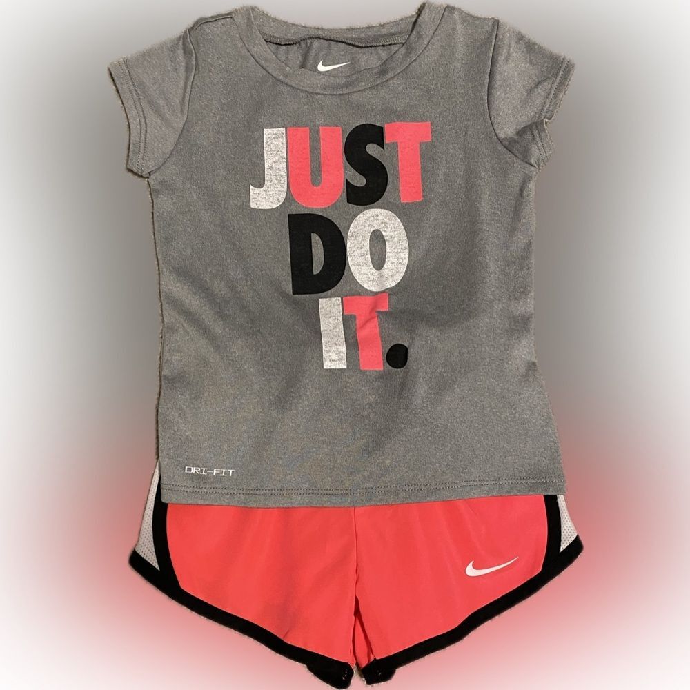 Nike 4T 'JUST DO IT' Shirt with Matching Shorts